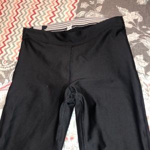 BLACK UNDER ARMOUR CROPPED PANTS